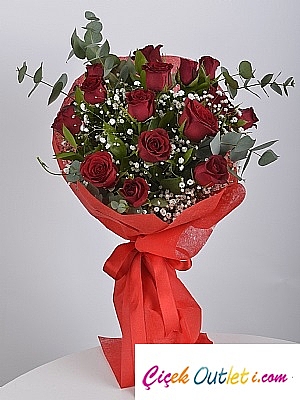 NDRML 15 Krmz Gl Buketi